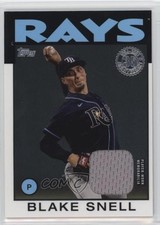 2021 Topps 1986 Topps Baseball Relics Blake Snell #86R-BS 0q1p