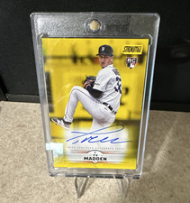 Topps Stadium Club Ty Madden Yellow Autograph Rookie Baseball Card 2025