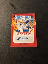 2024 Donruss Matt Araiza Signature Marks Auto Red 3/5 Chiefs SMA-MAR