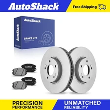 Front Brake Rotors Ceramic Pads for 2006-2010 Hyundai Sonata 3.3L V6