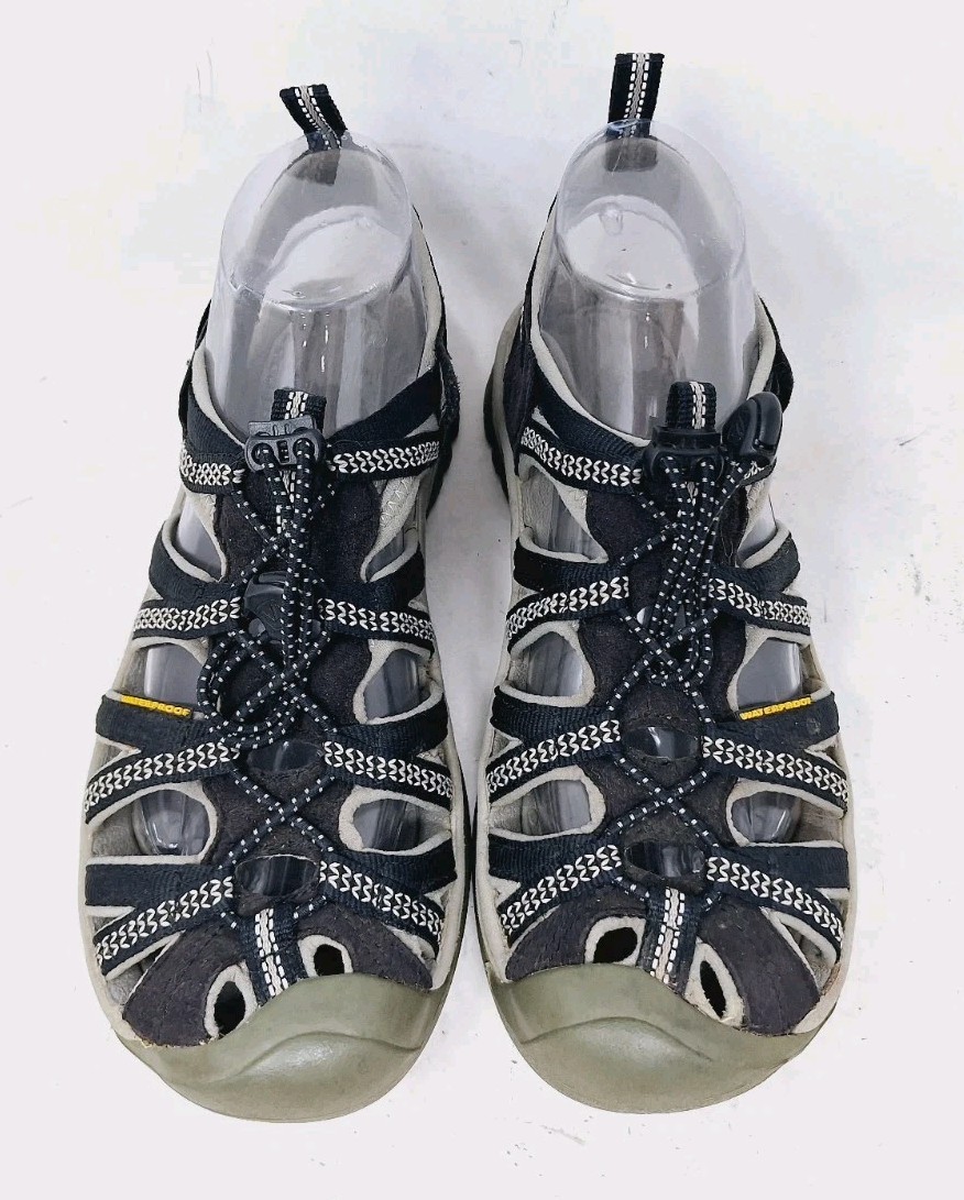 Sandalo Keen donna Whisper nero bianco trail trekking taglia 8 5