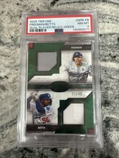 2025 Topps Tier One Freddie Freeman & Mookie Betts Dual Player Relic Green (/49)
