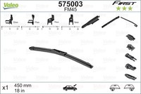 Valeo 575003 Wischblatt Beifahrerseitig Fahrerseitig Mitte FÜR Alfa Romeo Audi