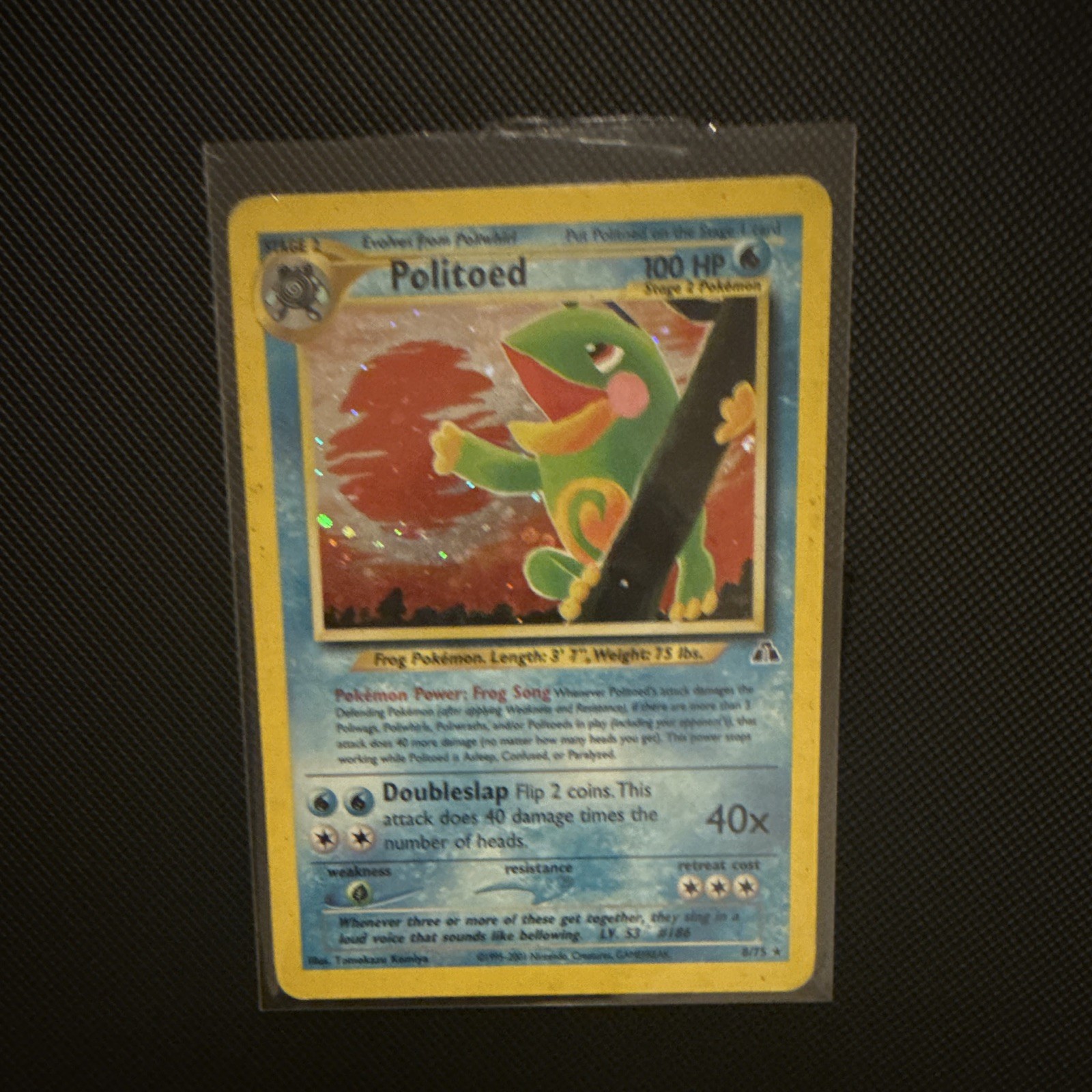Pokémon TCG Politoed Neo Discovery Holo