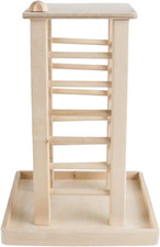 Mangiatoia per Conigli E Porcellini D'India in Legno - Porta Fieno Multifunziona