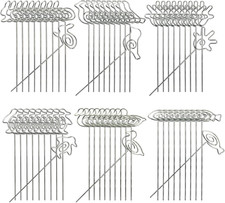 60 Stück Metall Fotohalter 6 Form Tier Metalldrähte Memo Clip Tischnummer Clip F