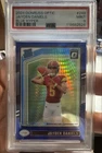 2024 Panini Donruss Optic - Rated Rookie Jayden Daniels #248 Blue Hyper Prizm...