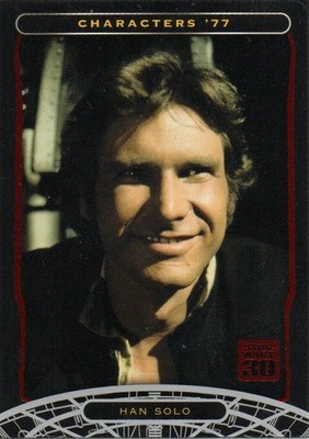 Star Wars 30th Anniversary: #5 Han Solo RED Parallel Base Card