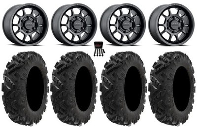 Method 409 15'' Wheels Black 32'' Attack 2.0 Tires Can-Am Maverick R