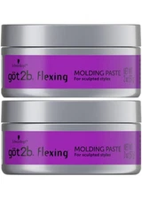 Schwarzkopf Got2b Flexing, Molding Paste 2 oz, Pack of 2