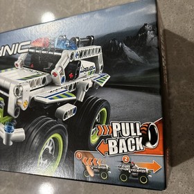 Lego 2016 Technic 42047 Pull Back Retro Friction Building Toy Set New Sealed ￼