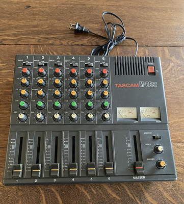 Tascam M-06ST  6 Channel Stereo Analog Mixer Vintage  1 Owner very little use