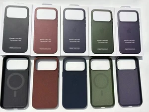 Official Genuine Magsafe For Apple iPhone 17 Pro Max Pro Leather Skin Case Cover