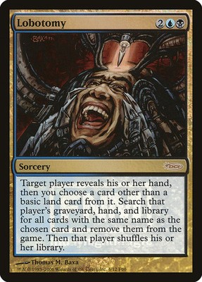 Lobotomy [Friday Night Magic 2006] Moderately Played Foil