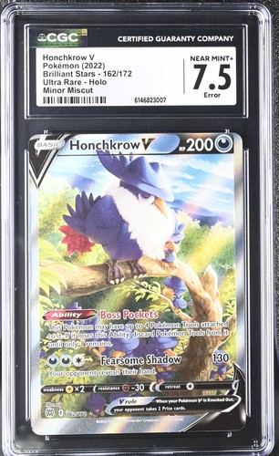 Honchkrow V graded CGC 7.5 for sale on eBay