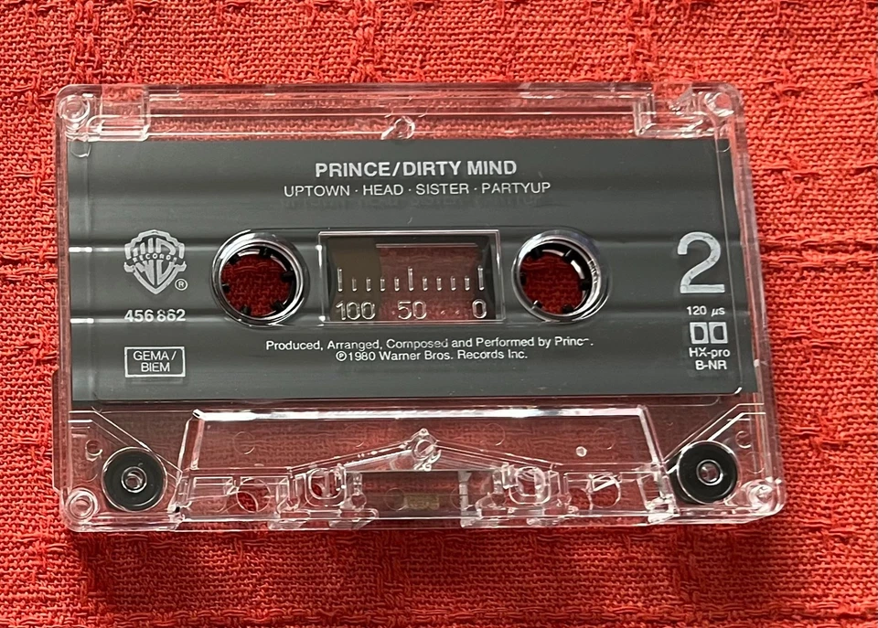 PRINCE - CASSETTE TAPE - DIRTY MIND - Image 3 of 4