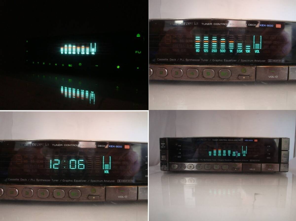Pioneer Carrozzeria KEX-900 Graphic Equalizer Cassette Deck GM-121