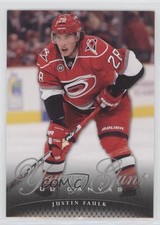 2011-12 Upper Deck Canvas Young Guns Justin Faulk #C93 i9i