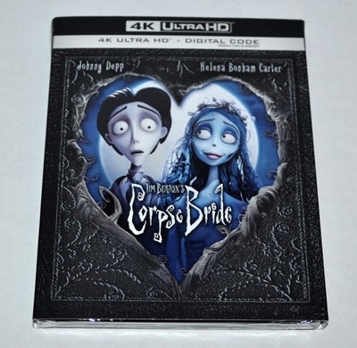 Tim Burton's Corpse Bride 4K UHD Blu-ray Slipcover NEW