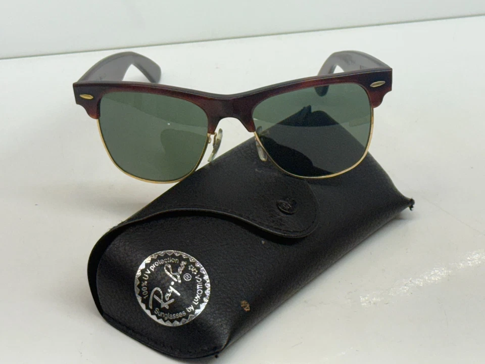 Gafas de sol Ray Ban B&L Wayfarer Max Tortoise hechas en EE. UU. Foto 3 de 4