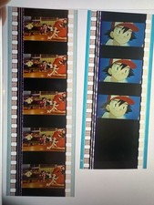 2 Pokemon Mewtwo Strikes Back 35mm Film Cell Strip Ash, Kingler, Electabuzz 