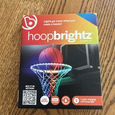 Koszykówka Hoopbrightz zmieniająca kolor LED Hoop Light na noc NOWOŚĆ