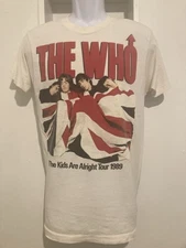 The Who vintage single stitch t-shirt Beatles Rolling Stones Pete Townsend punk 