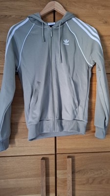 ADIDAS ORIGINAL DAMEN JOGGINGANZUG XS BEIGE GRÜN