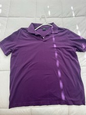 Hugo Boss Men  s Short Sleeve Polo Violet Purple Size XL