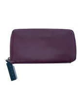 MARNI Long Wallet Leather Bordeaux Plain Women's M34UL0001 Used