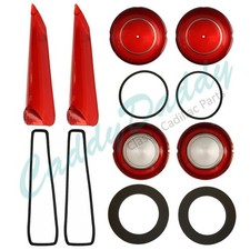 1961 Cadillac Rear Lens And Gasket Set 12 Pieces Reproduction