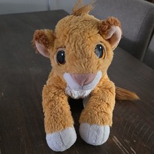 Vintage 1993 Mattel The Lion King Laying Baby Simba 12" Stuffed Plush Used