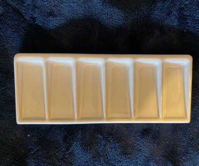 Vintage Winsor & Newton Künstler Keramik schräge Fliese Well Nr. 16 Mischpalette Neu aus altem Lagerbestand