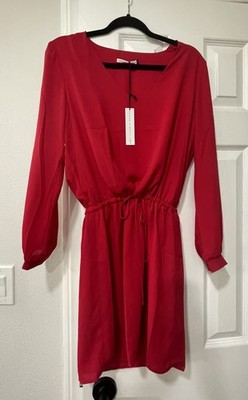 Three Eighty Two Dress Red Sz S NWT
