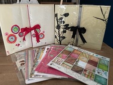 2 Fancy Pants Albums, 12x12 Print Papers, Asst. Doo-Dads Fun LOT Of New Used