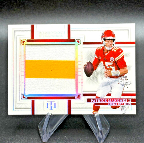 Patrick Mahomes II 2023 National Treasures TREPMS Tremendous Treasures PATCH /25