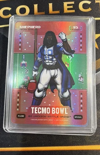 🔥Bo Jackson Battle Arena Tecmo Bowl Red Foil Shepherd- Cee Dee Lamb🔥