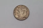 1959 Roosevelt Silver Dime 90% Silver Philadelphia No Mint Mark Vintage US Coin