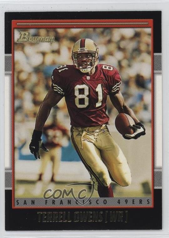 2001 Bowman Gold Terrell Owens #48 HOF 2z8