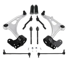 For 2017-25 Honda Ridgeline Front Lower Control Arms Sway Bar Tie Rod Link Kit