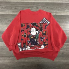 Vintage Mickey Unlimited Sweatshirt Adult Large Mouse Hip Hop Jerry Leigh 90s