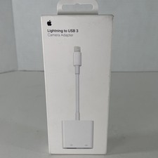 Genuine OEM Apple Lightning to USB 3 Camera Adapter A1619  MK0W2AM/A Sealed New 