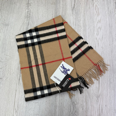 • Burberry Men’s Classic Check Cashmere Scarf • Brand new with tags in bag  UK