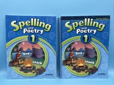 Abeka Spelling & Poetry 1 Student WorkText & ...