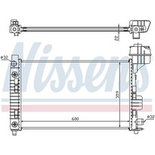 RADIATOR WATER COOLER ENGINE COOLING FOR MERCEDES-BENZ 1685000102 NEW