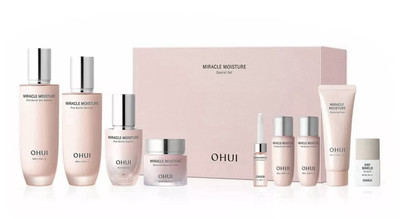 OHUI Miracle Moisture Skin care 4 pcs Special Set Optimum Hydration K-beauty