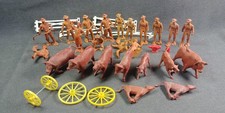 30 1960s Big Valley Auburn Western Playset Cowboy Cattle Toy Figure Vintage Lot