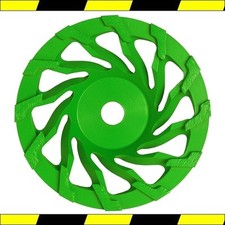 DISQUE MEULE PLATEAU DIAMANT 125mm ST-SPIRAL PONCEUSE A BETON FLEX