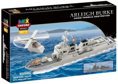 Imex Oxford USS Arleigh Burke Aegis Missile Destroyer - 1007 Pieces