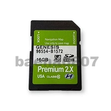 2014- 2016 Hyundai 96554-B1572 SD Navigation Memory Card  Map data USA
